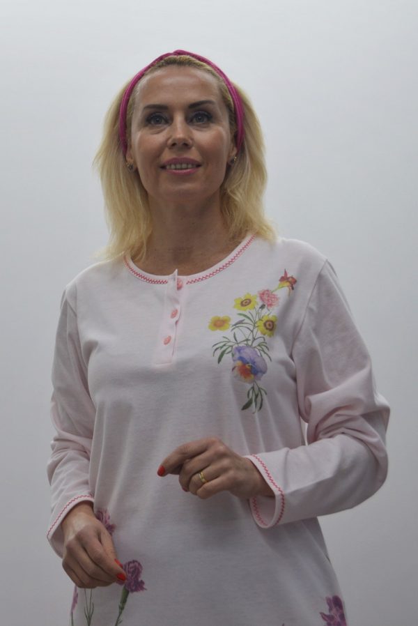camisa Pitoresca - salmão