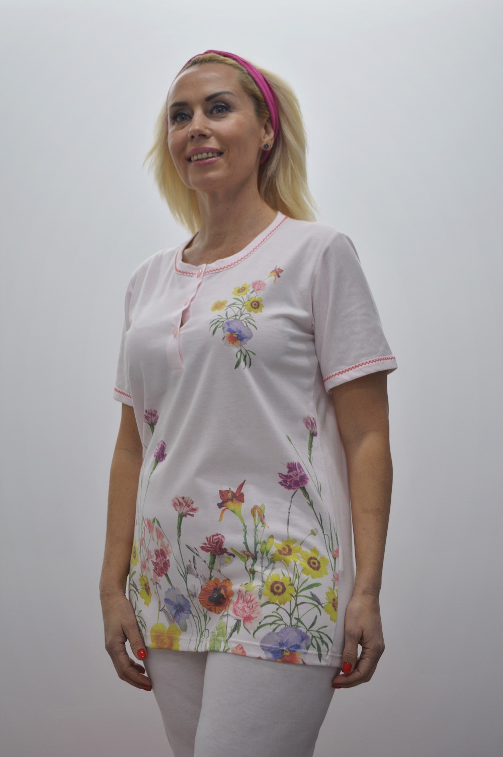 Pijama pitoresco salmão Pijama pitoresco salmão
