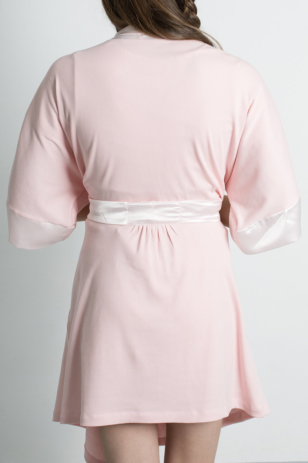 Satin-dressing-gown-robe-de-chambre-peignoire 50773-PINK 3