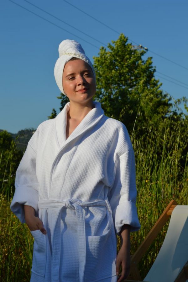 robe de banho em favo