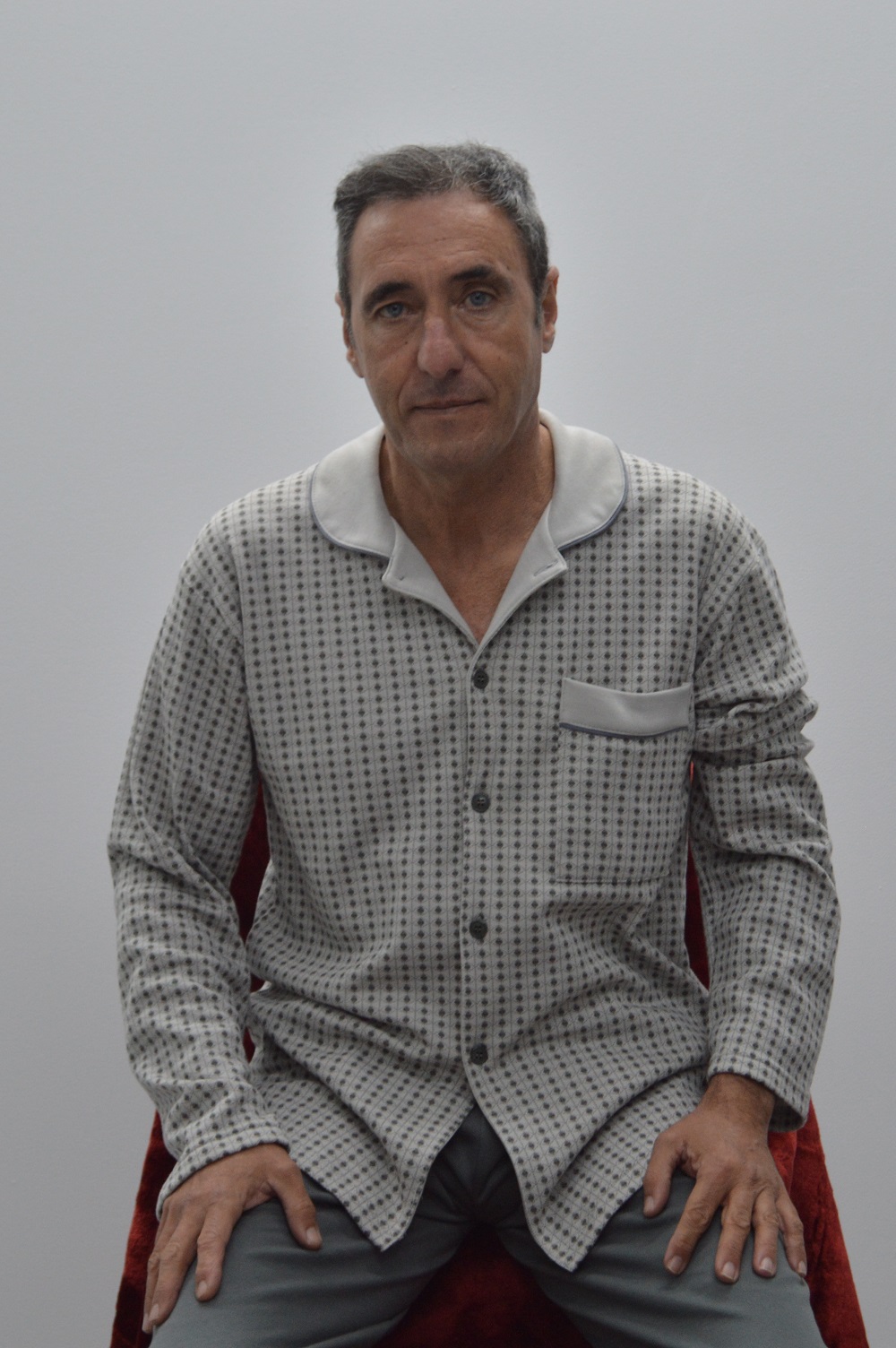 Pijama Clássico de homem, cinza Pijama Clássico de homem, cinza