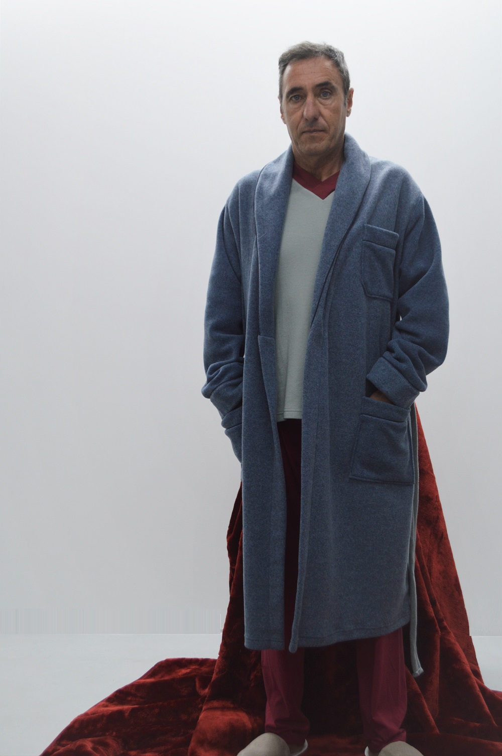 Robe polar, azul Robe polar, azul