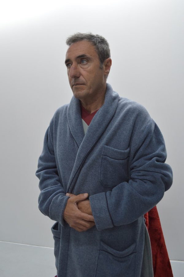 Robe polar, azul