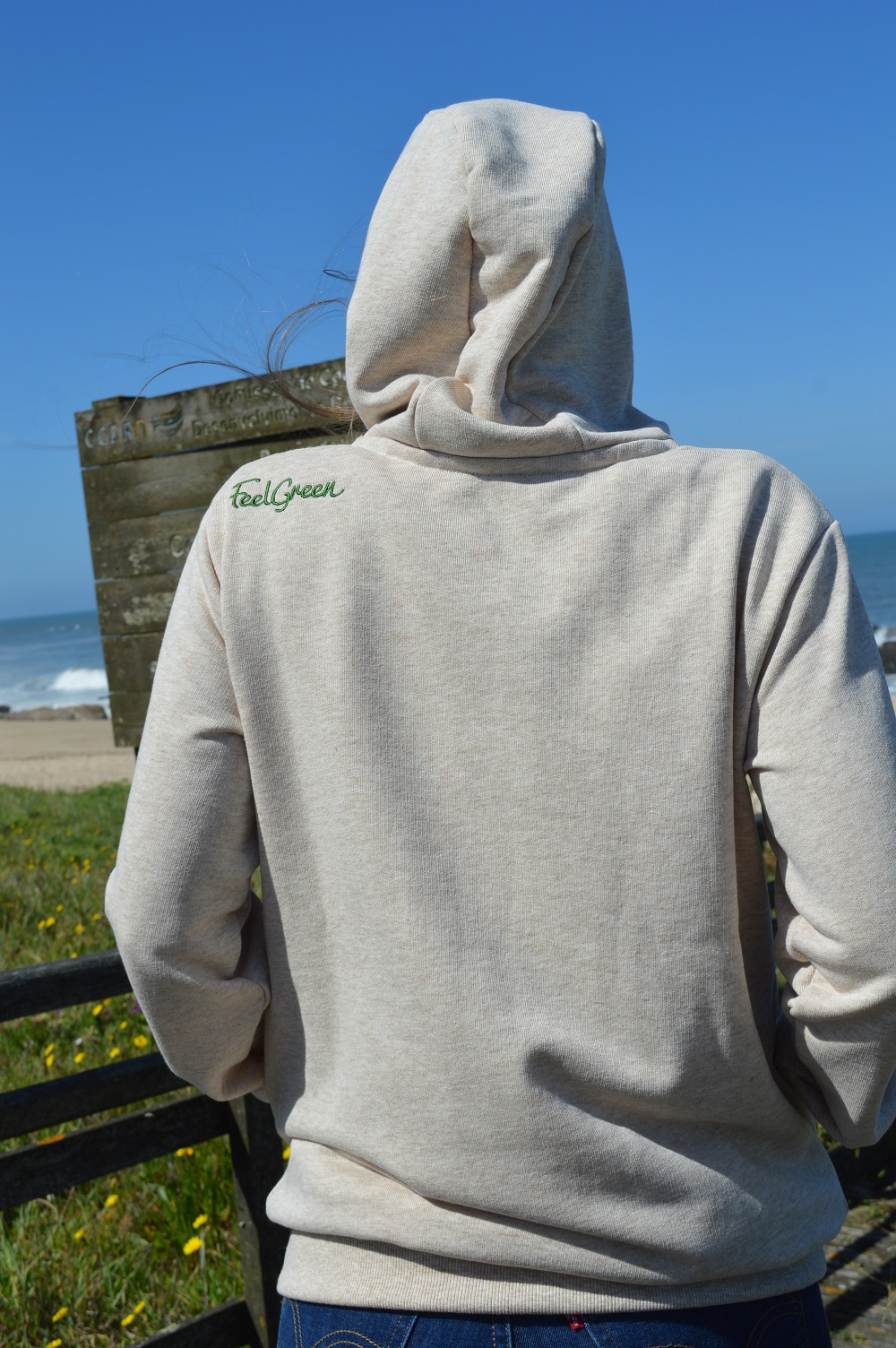 Hoodie unisexo nature Hoodie unisexo nature