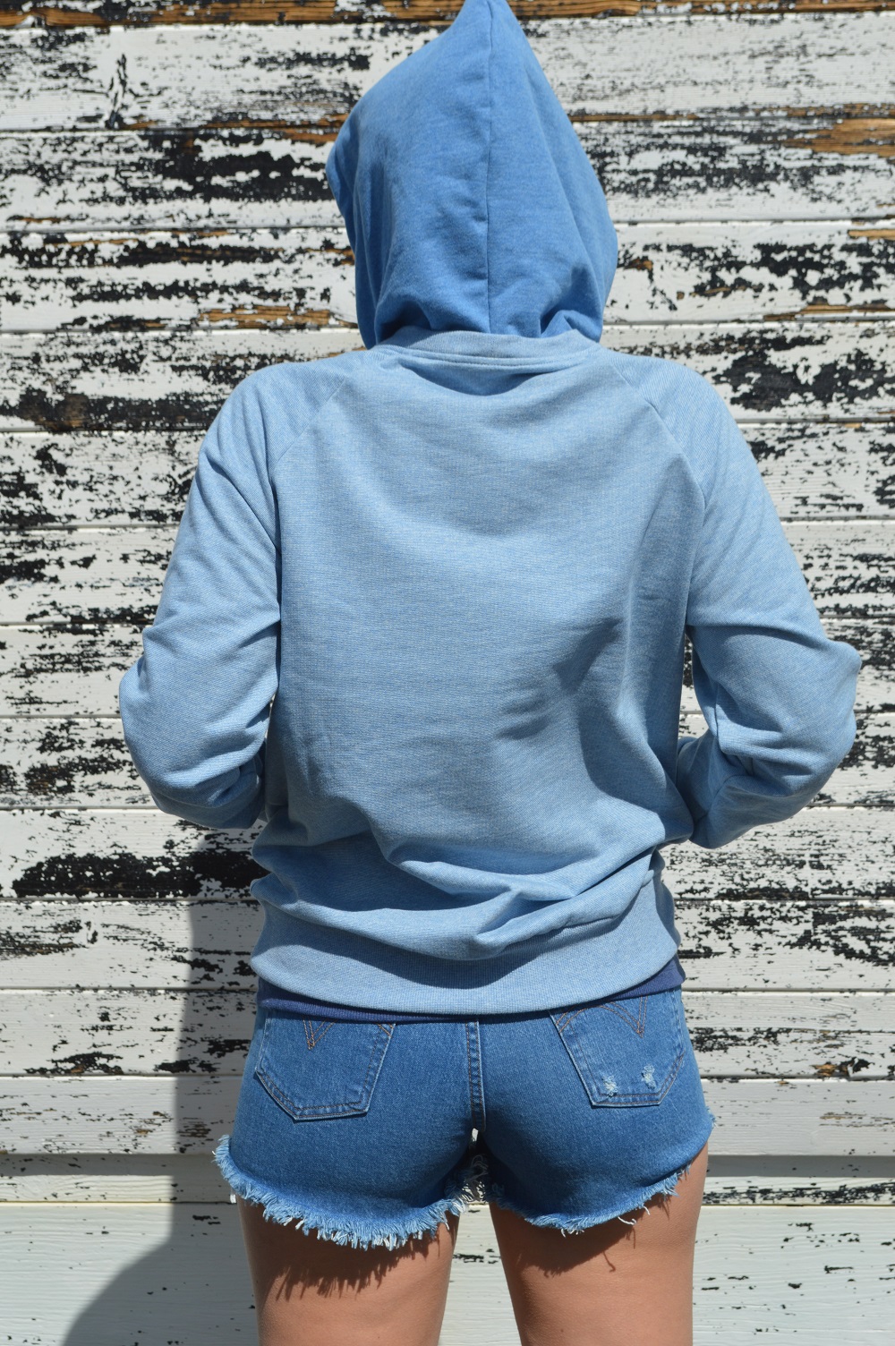 hoodie feminino azulina mescla hoodie feminino azulina mescla