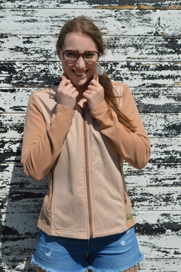Casaco feminino outdoor brandy