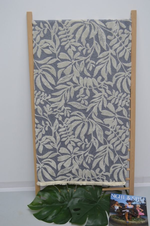 Toalha de praia grande, sustentavel em Jacquard