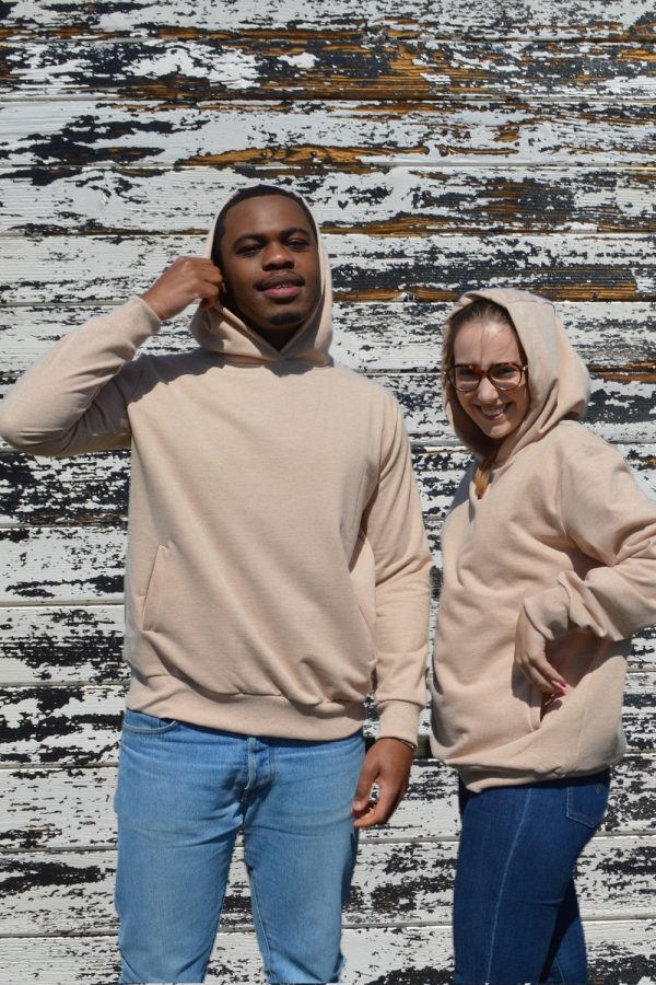 Hoodie unisexo brandy
