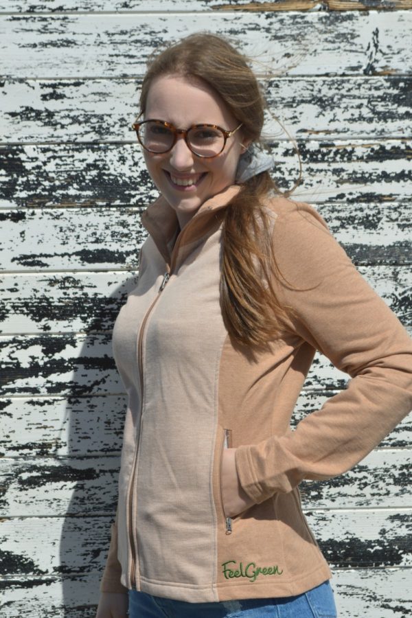 Casaco feminino outdoor brandy