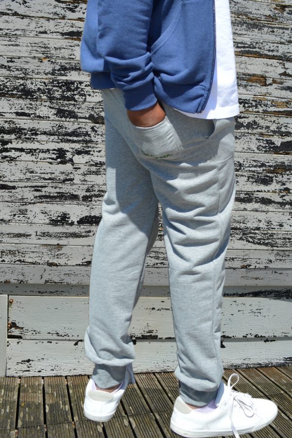 Calças Streewear para homem FeelGreen, cinza