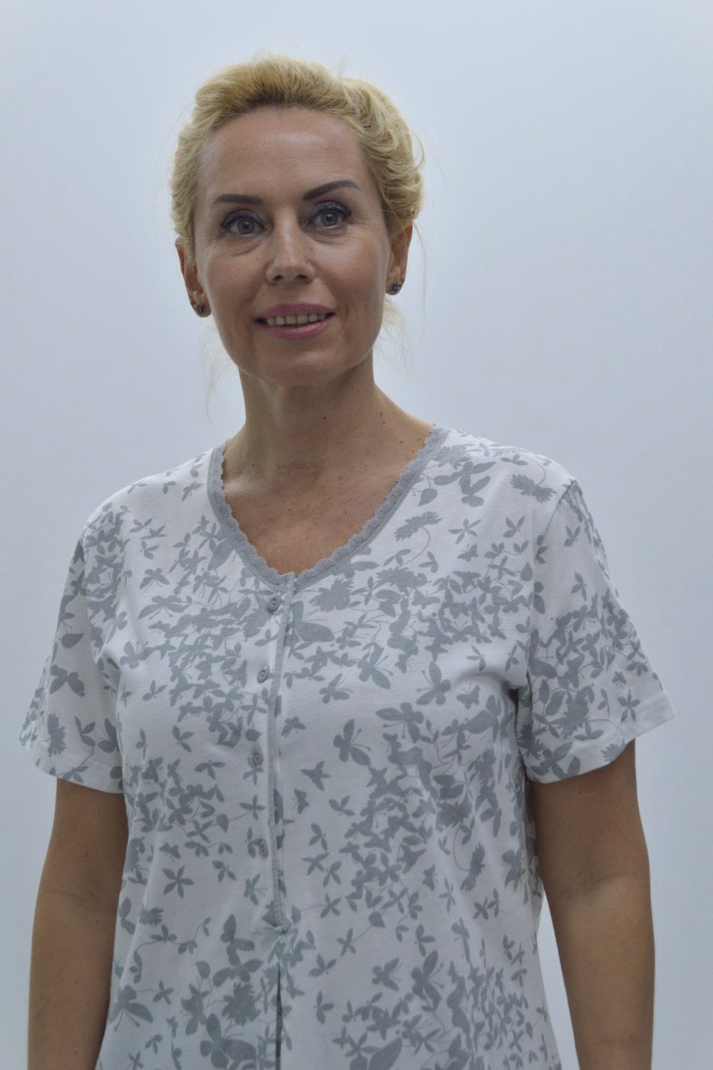 Camisa de dormir estampado borboletas