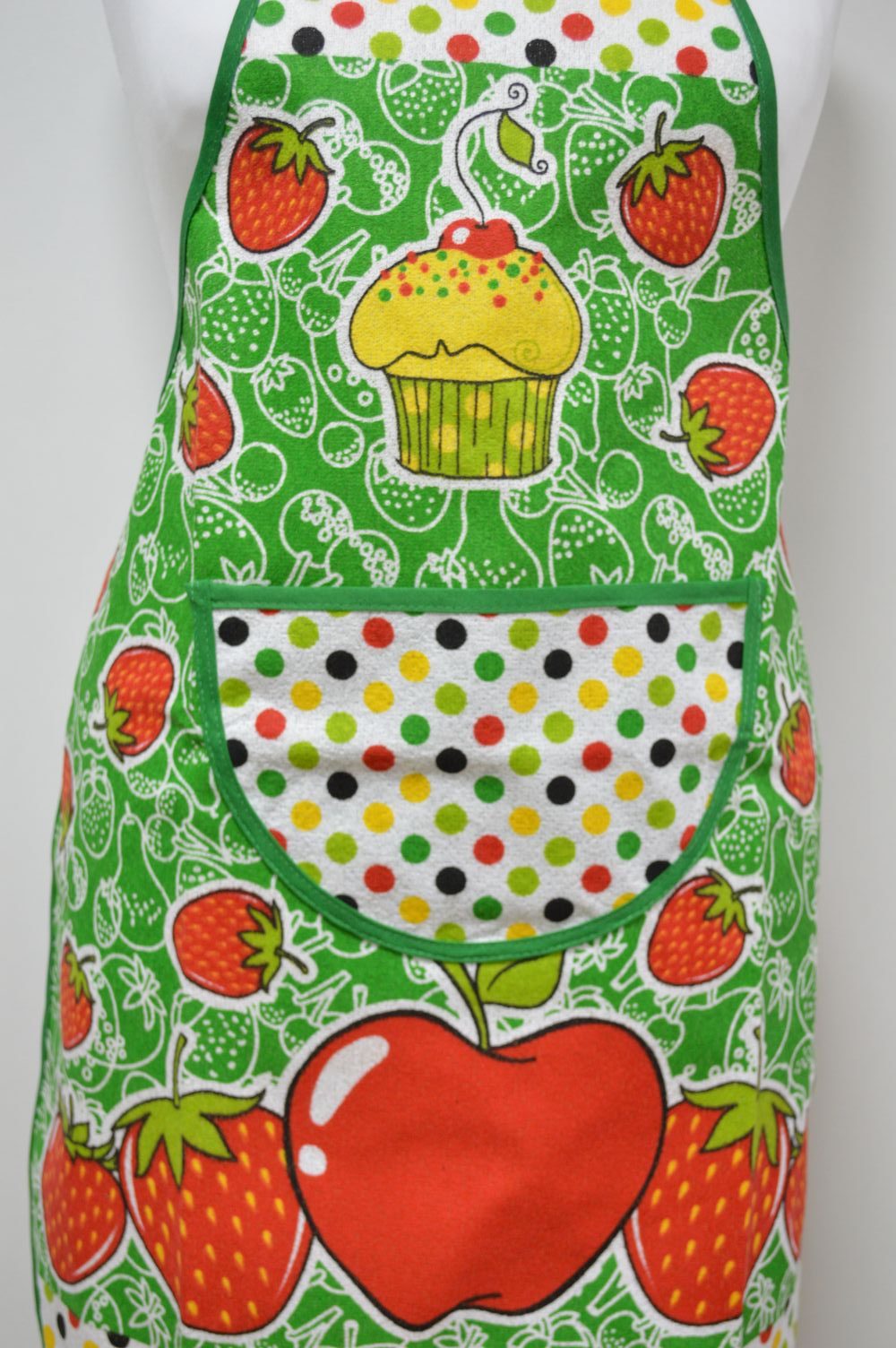 Avental felpo+PVC, Cupcake Avental felpo+PVC, Cupcake