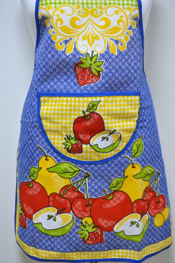 Avental felpo + PVC, Salada de fruta