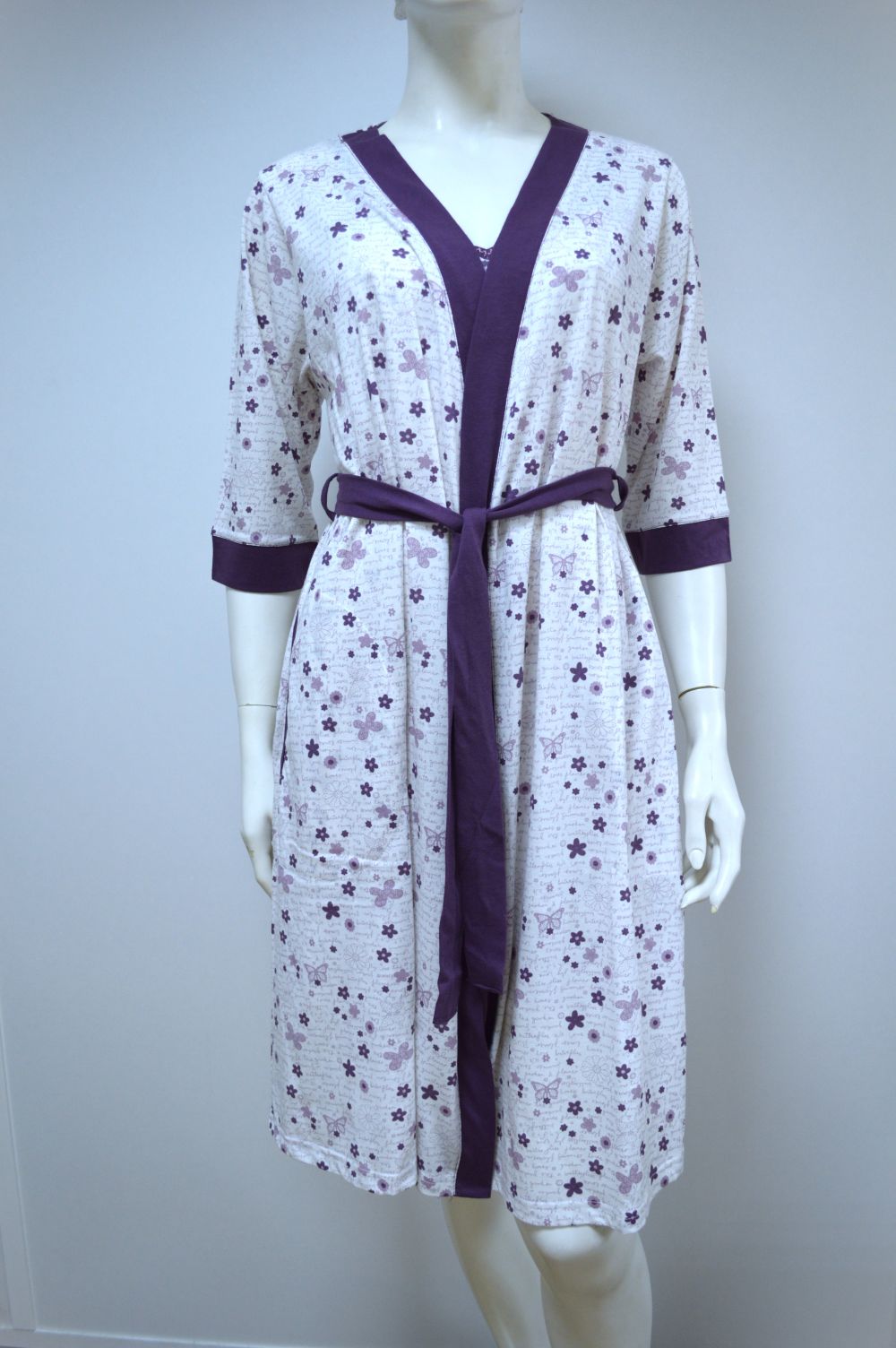 Robe modelo kimono, Estampado Robe modelo kimono, Estampado