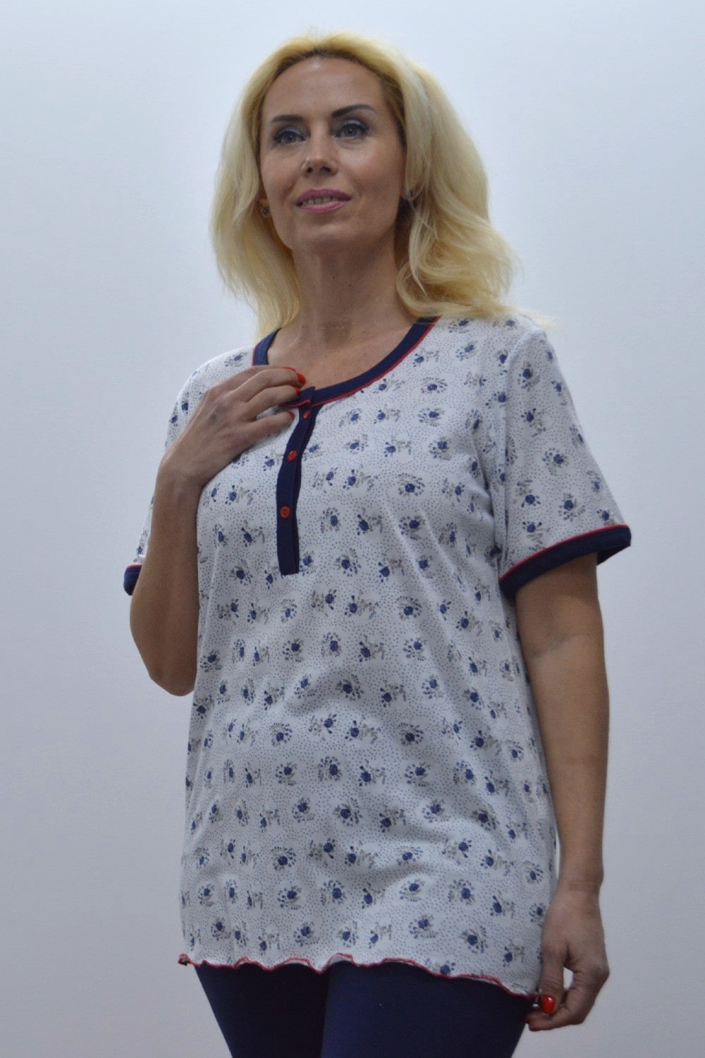 Pijama de senhora t-shirt+ calça, Estampado Pijama de senhora t-shirt+ calça, Estampado