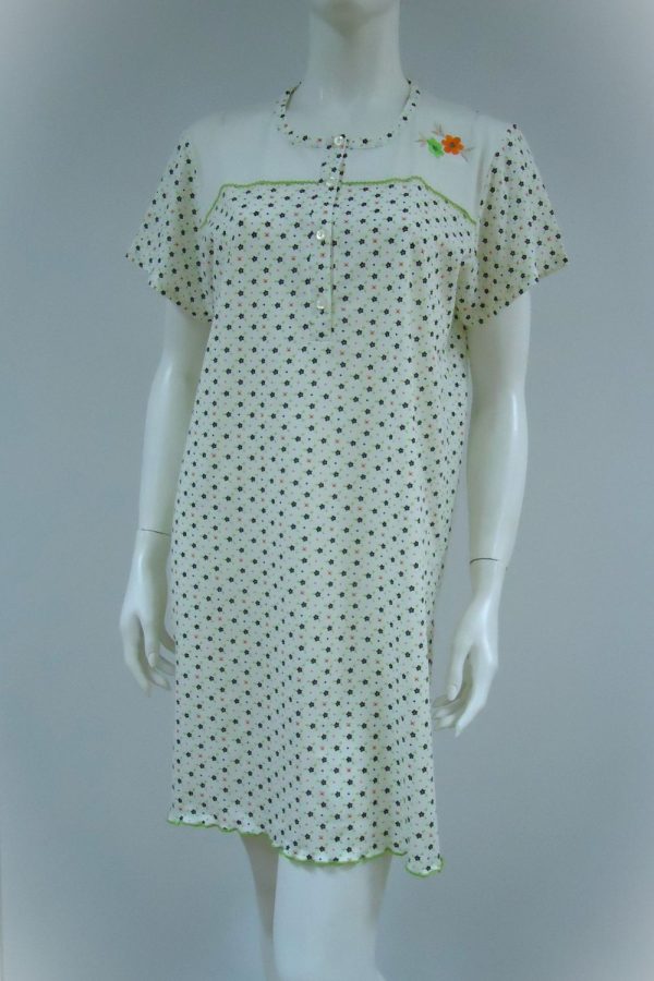Camisa de dormir, Estampada