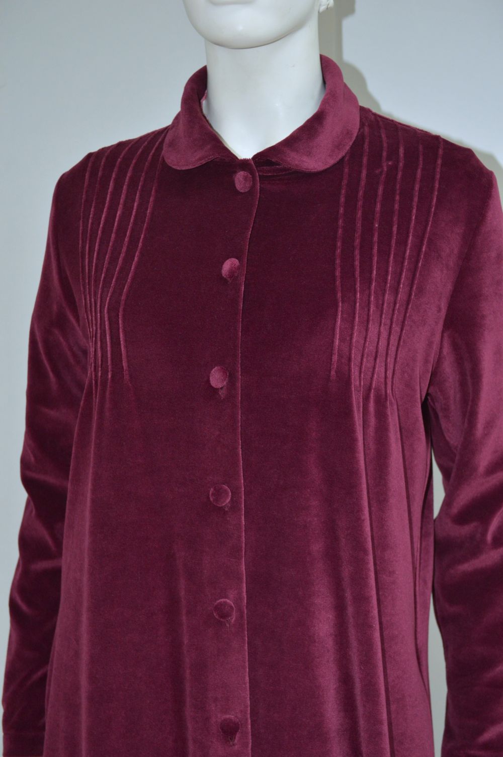 Robe em veludo, Bordeaux Robe em veludo, Bordeaux