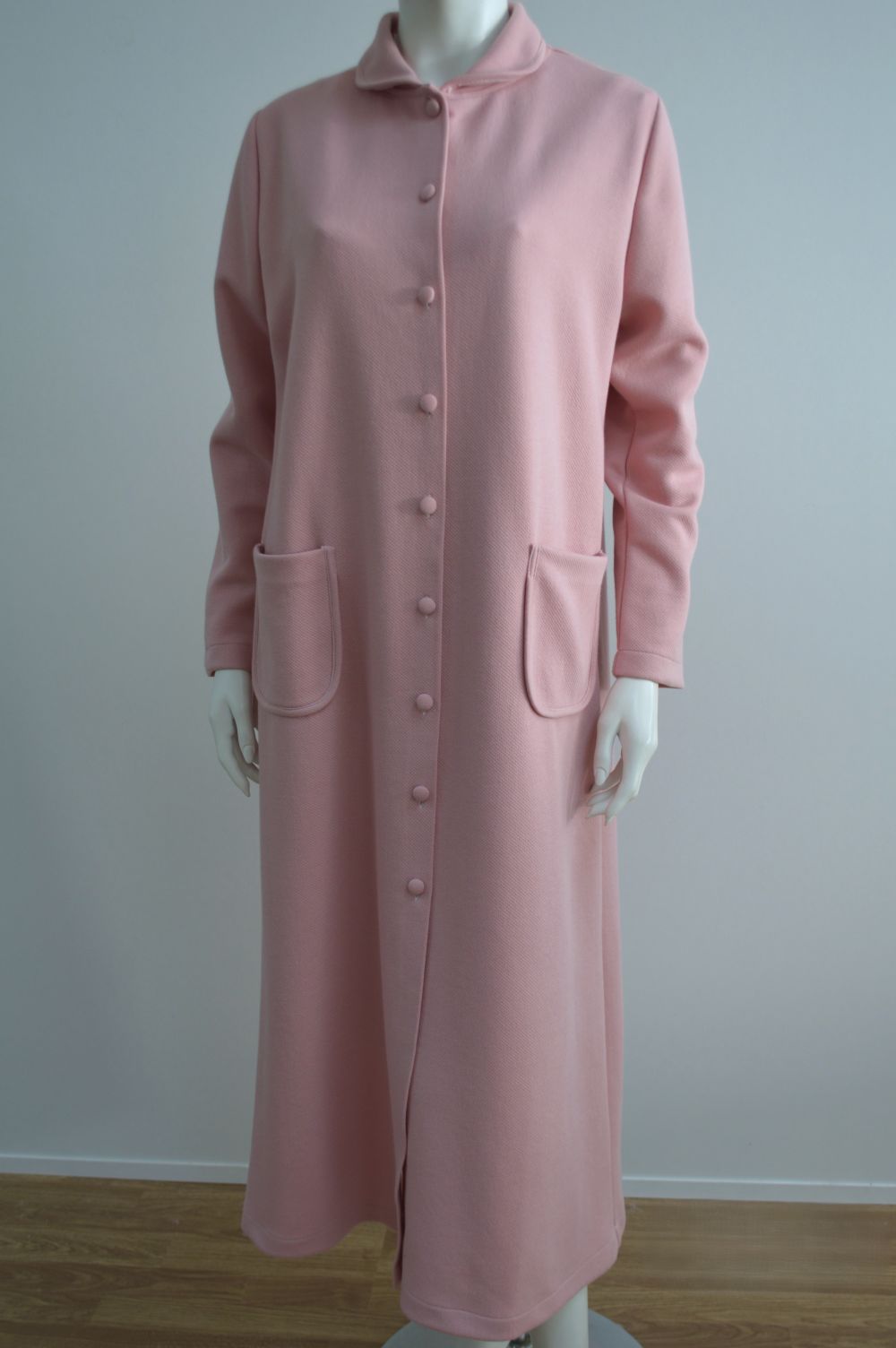 Robe de senhora com gola, Rosa Robe de senhora com gola, Rosa