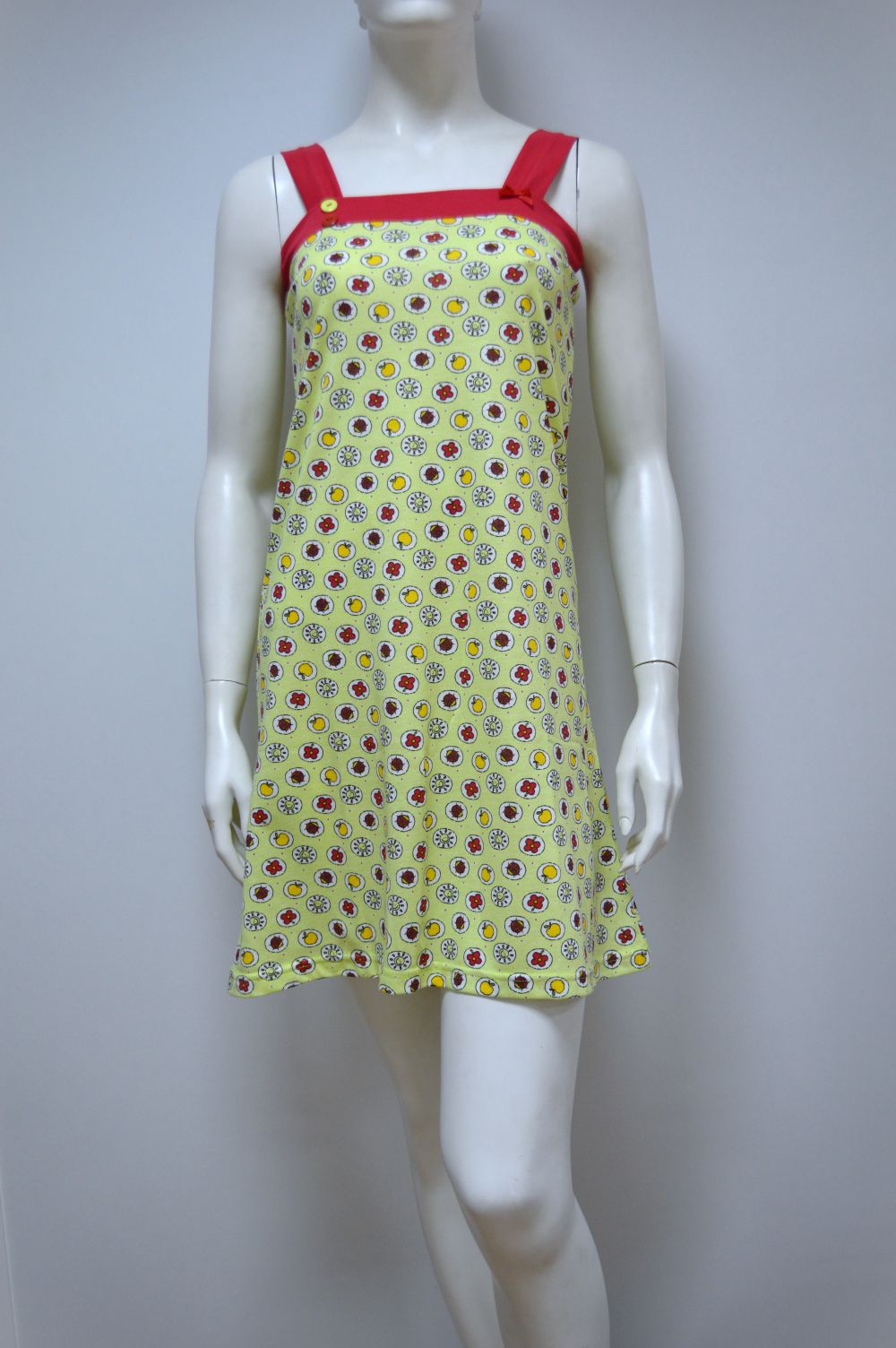 Camisa de dormir de alças largas, Estampada Camisa de dormir de alças largas, Estampada