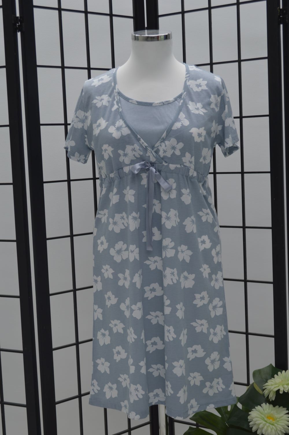 Camisa de dormir de Mulher, Estampado flores Camisa de dormir de Mulher, Estampado flores