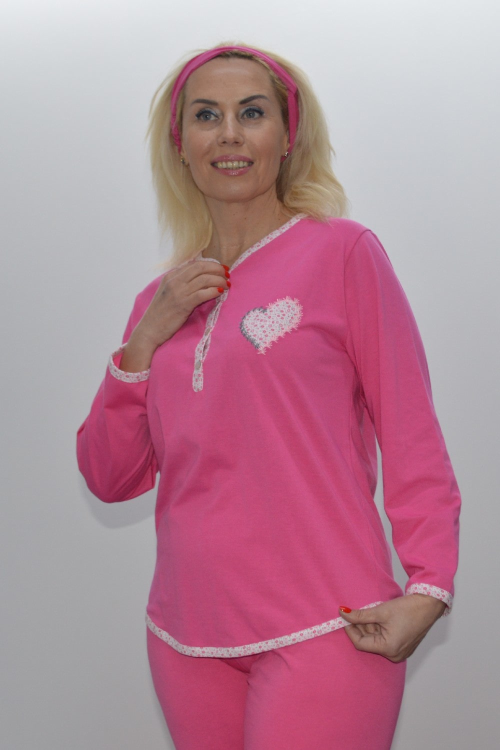 Pijama de senhora , Fúcsia Pijama de senhora , Fúcsia