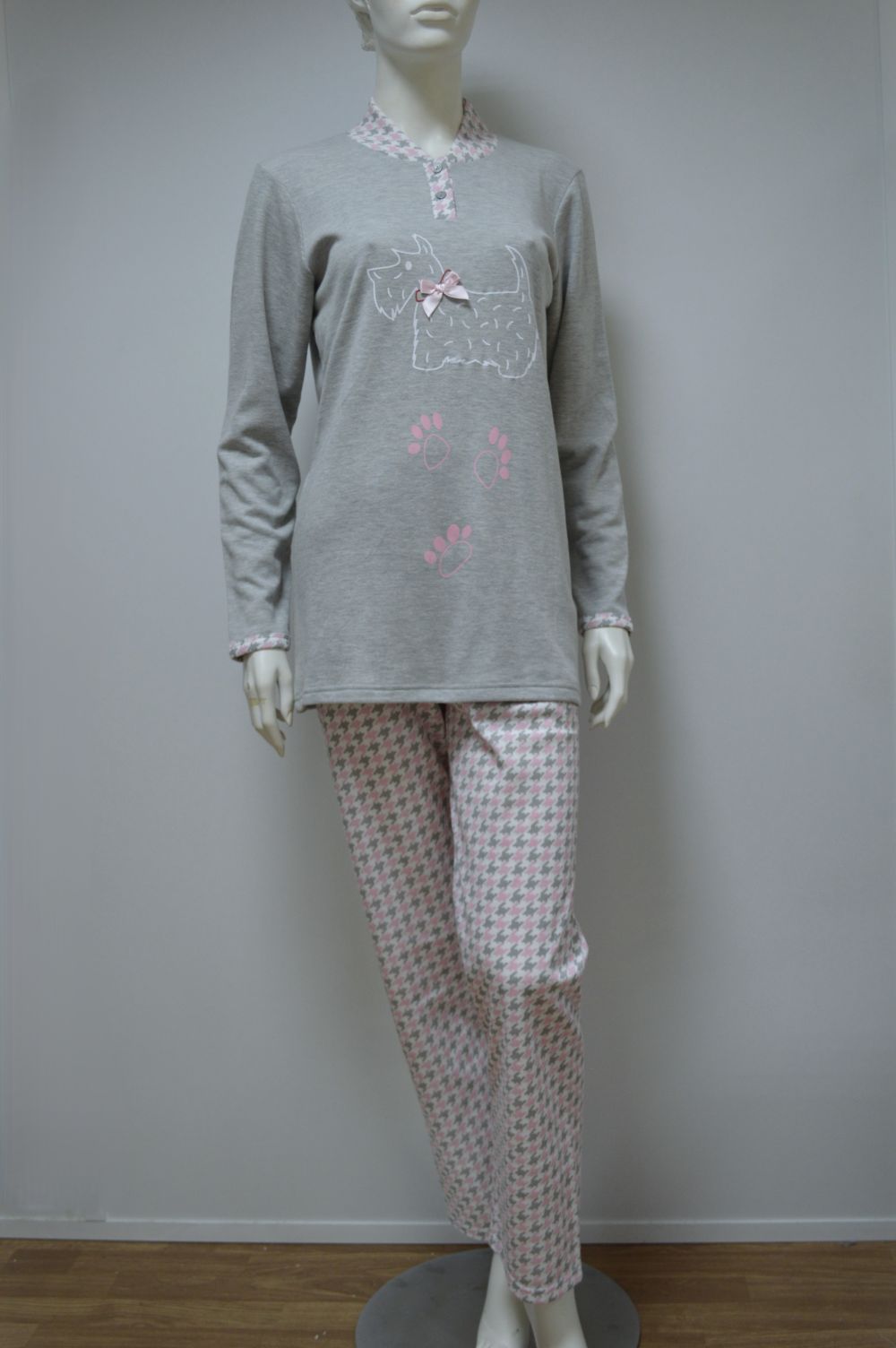 Pijama mulher, Cinza / Rosa Pijama mulher, Cinza / Rosa