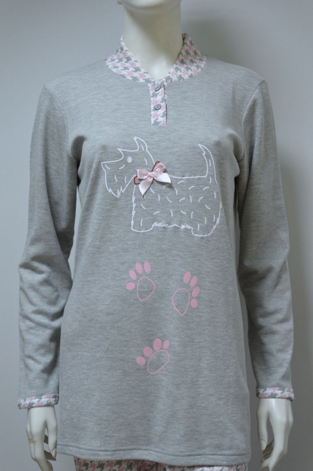 Pijama mulher, Cinza / Rosa Pijama mulher, Cinza / Rosa